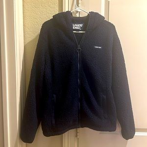 Lands’ End Men’s Fuzzy jacket. Size M
